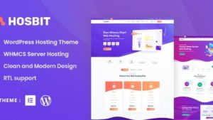 Hosbit (v1.0) WHMCS & Hosting WordPress Theme