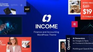 Income v1.0 Finance & Consulting Business WordPress Theme