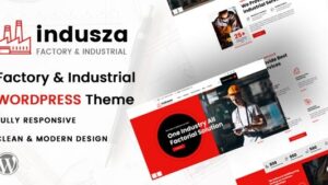 Indusza (v1.3) Industrial & Factory WordPress