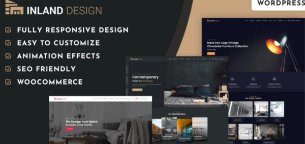 Inland v1.0.6 Architecture & Interior Design Elementor Theme With AI Content Generator
