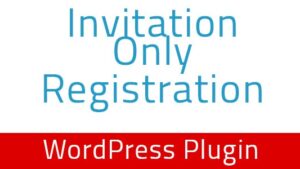 Invitation Only Registration v1.4