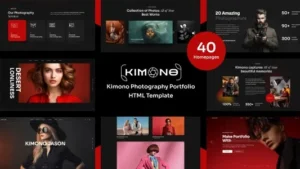 Kimono (v10.0.5) Photography Portfolio WordPress Theme