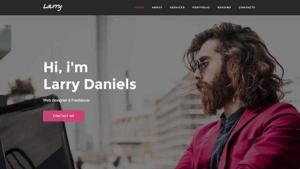 Larry. (v1.0.2) Personal Onepage WordPress Theme