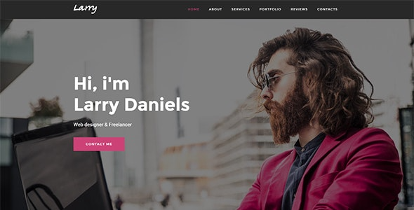 Larry. (v1.0.2) Personal Onepage WordPress Theme