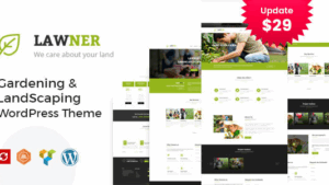 Lawner (v2.7) Gardening and Landscaping WordPress theme