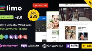 Limo WP v3.1.0 Elementor Multi-purpose WooCommerce Theme