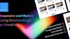 Listdom Pro (v1.7.0) Wordpres Listing, Directory, Classifies Plugin