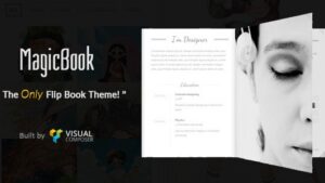 MagicBook (v1.2.5) A 3D Flip Book WordPress Theme