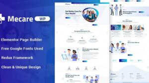 Mecare (v1.0) Hospital and Health WordPress Theme