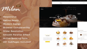 Milan (v2.9) Restaurant WordPress theme