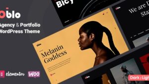 Oblo (v2.2.5) Portfolio Showcase WordPress Theme