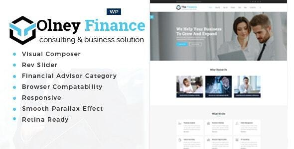 Olney Finance (v2.6) Business Consulting WordPress Theme