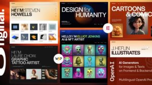 Original v1.0 Illustrator & Artist Portfolio WordPress Theme