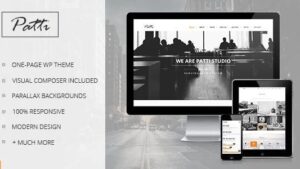 Patti (v2.9.13) Parallax One Page WordPress Theme