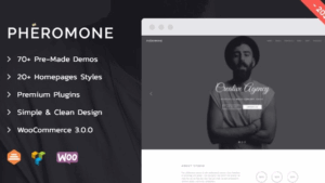 Pheromone (v1.3.2) Creative Multi-Concept WordPress Theme