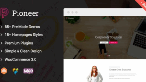 Pioneer (v1.0.7) Multi-Concept Corporate WordPress Theme