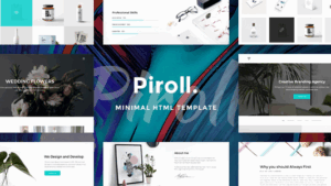 Piroll (v1.2.4) Portfolio WordPress Theme