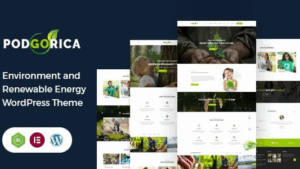 Podgorica (v2.7) Environment and Renewable Energy WordPress Theme
