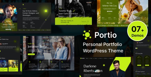 Portio (v1.0) Personal Portfolio Resume WordPress Theme