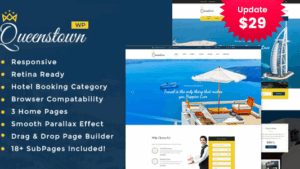 QueensTown (v1.3) Resort and Hotel WordPress Theme