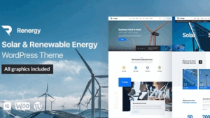 Renergy (v1.1.1) Solar and Renewable Energy WordPress Theme