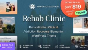 Rehab Clinic v1.0.1 Addiction Recovery Center WordPress Theme