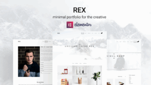 Rex (v4.0.1) Minimal WordPress Portfolio Theme