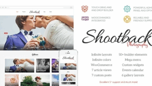 Shootback (v1.1.5) Retina Photography WP Theme