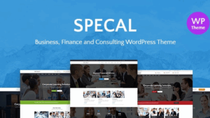 Specal (v1.8) Financial, Consulting WordPress Theme