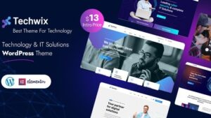 Techwix (v1.1.4) Technology & IT Solutions WordPress Theme