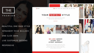 The Fashion (v1.4.4) Model Agency One Page Beauty Theme
