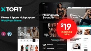 Tofit (v1.1.3) Fitness and Gym WordPress Theme