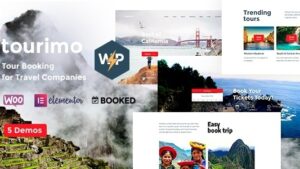 Tourimo (v1.2.2) Tour Booking WordPress Theme