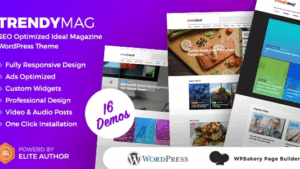 TrendyMag (v1.3) WordPress News Magazine & Blog Theme