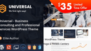 Universal (v2.7) Business Consulting and Professional Services WordPress Theme