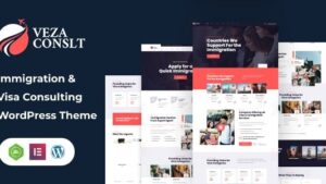 Vezaconslt v1.3 immigration and Visa Consulting WordPress Theme