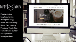 Vixen (v1.4) Responsive DIY Craft WordPress Blog
