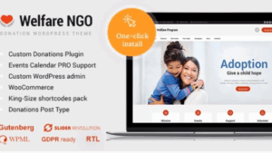 Welfare NGO (v1.2.4) Nonprofit Organization Charity Theme