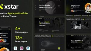 Xstar v1.0.1 Creative Agency & Portfolio WordPress Theme
