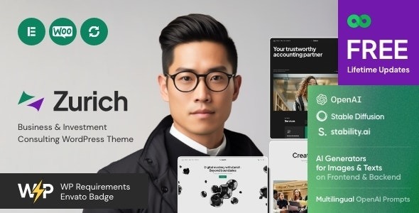 Zurich v1.1 Business & Investment Consulting WordPress Theme