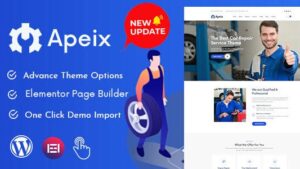 Apeix (v2.0.1) Car Repair Service & Auto WordPress Theme