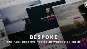 Bespoke (v1.0) Onepage Creative WordPress Theme
