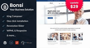 Bonsi (v2.5) Business Consulting WordPress Theme