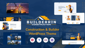 Builderrin (v1.0.1) Construction Building WordPress Theme