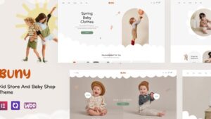 Buny (v1.1.3) Kids Store and Baby Shop WordPress Theme
