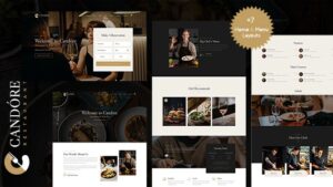Candore v1.8.7 Elementor Restaurant & Wine Bar WordPress Theme (Activated)