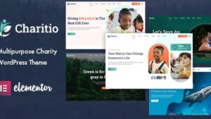 Charitio v1.0.6 Multipurpose Charity WordPress Theme