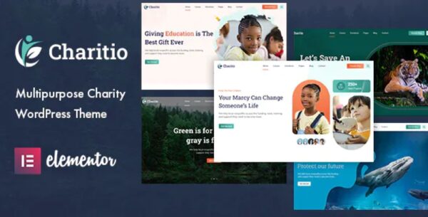 Charitio v1.0.6 Multipurpose Charity WordPress Theme