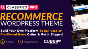 ClassifiedPro (v1.0.14) Classified Ads & ReCommerce WordPress Theme [NFIX]