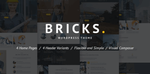 Bricks v1.4.8 Construction & Building WordPress Theme